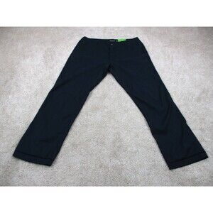 Betabrand Pants Mens 32 Blue Cropped Lightweight Casual Chino Khaki 32x26